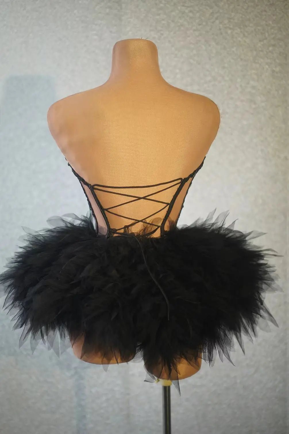 Glitter black dress sequin Sexy backless rhinestones birthday party nightclub DJ DS pole dance stage performance festival outfit - Chrissy's Eye