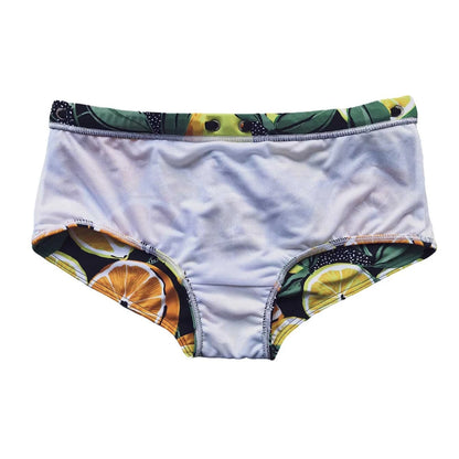 Mens Swimwear Swimsuits Swim Boxer Briefs Bikini Surfing Board Shorts Trunks Orange Print Pouch Water Sport Panties Beach Shorts