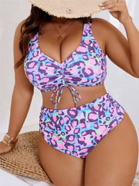 Plus Size High Waist Bikini Women's Push Up Large Size Swimsuit 2026 Summer Mujer Big Size Tummy Control Swimwear Bikini Sets by ChrissysEye