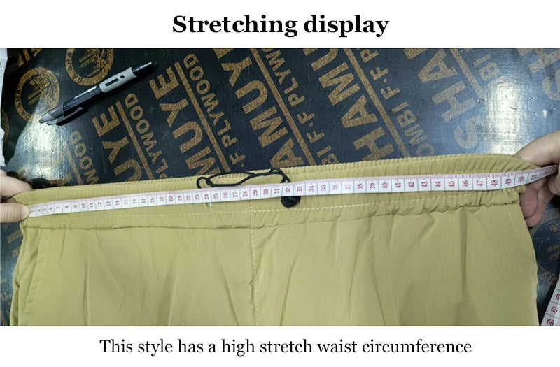 Men's Casual Cargo Pants Fashion Streetwear Classic Man Straight Wide-leg Pants Drawstring Workwear Trendy Loose Cargo Trousers by ChrissysEye